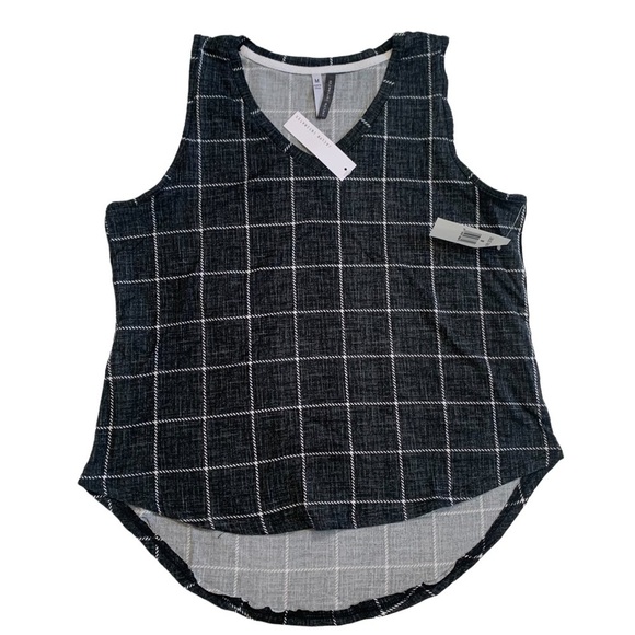 Jaclyn Smith Intimates New With Tags 2 Piece Set Size Medium Window Pane Print - Picture 2 of 10